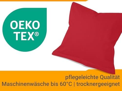 Doppelpack Baumwoll-Kissenbezüge 40 x 15 cm – Navyblau, schlichtes modernes Design