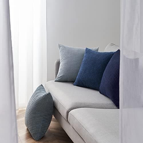 Topfinel Kissenbezüge 40x40 cm 4er-Set Rosa – Cord-Optik, flauschig, GRS‑zertifiziert