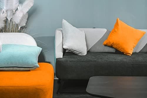 Doppelpack Baumwoll-Kissenbezüge 40 x 15 cm – Navyblau, schlichtes modernes Design