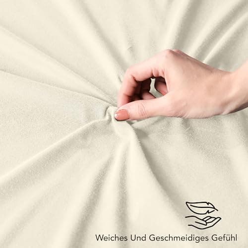 Utopia Bedding Jersey-Spannbettlaken 120 x 200 cm (25 cm) – Anthrazit, Baumwollmischung
