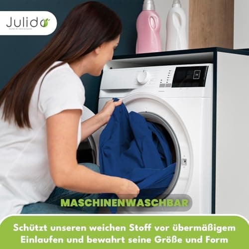 Julido Jersey-Spannbettlaken 140x200 cm – Baumwolle, OEKO-TEX® Standard 100, hautfreundlich & allergikergeeignet, Grün