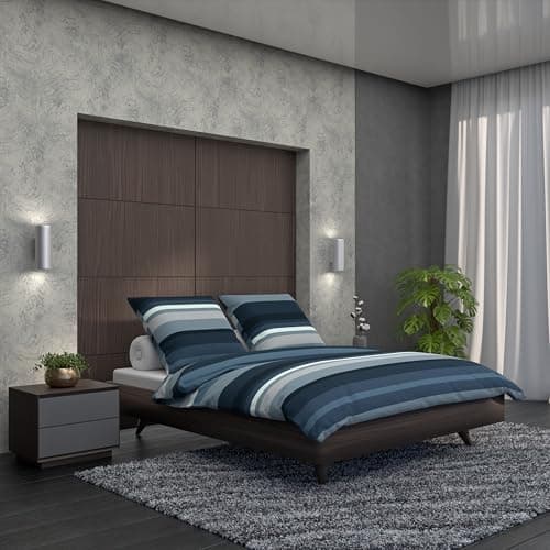 LARAWELL Bettwäsche-Set 135x200 Baumwolle