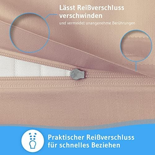 Bettwäsche 135x200 – 100% Renforce Baumwolle (OEKO-TEX STANDARD 100) | Set: Bettbezug 135x200 + Kissenbezug 80x80