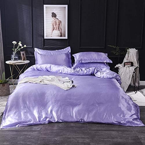 Bettwäsche-Set aus reiner Seide – Blau, Queen- & King-Size
