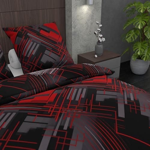 LARAWELL Bettwäsche-Set 135x200 Baumwolle