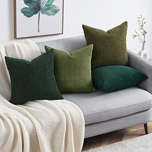Topfinel Kissenbezüge 40x40 cm 4er-Set Rosa – Cord-Optik, flauschig, GRS‑zertifiziert