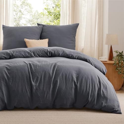 BEDSURE Bettwäsche 135x200 4‑teilig – Weiches Baumwoll‑Feeling Bettwäsche‑Set 135 x 200 cm, inkl. 2 Kissenbezüge 80x80,