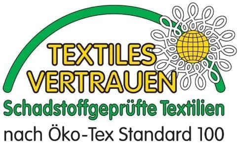 NatureMark Spannbettlaken / Spannbetttuch 100% Baumwolle, anthrazit – 90 x 200 bis 100 x 200 cm