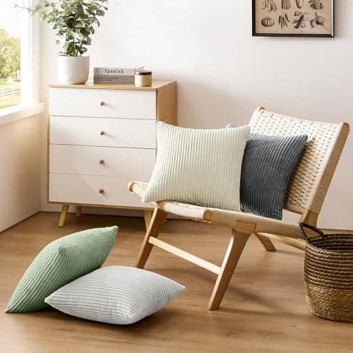 Softalker Kissenbezug 40x40 cm – 2er Set flauschig rosa, Dekokissenbezug für Sofa, Wohnzimmer & Schlafzimmer