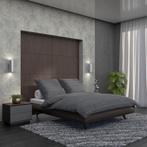 LARAWELL Bettwäsche-Set 135x200 Baumwolle