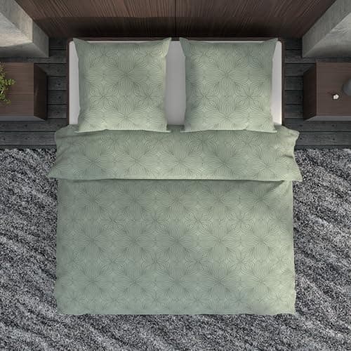 LARAWELL Bettwäsche-Set 135x200 Baumwolle