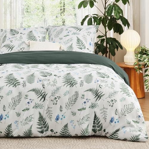 BEDSURE Bettwäsche-Set 135x200 (4-teilig) – Wendebettwäsche OEKO-TEX STANDARD 100 mit Reißverschluss, 2×80x80 Kissenbezü