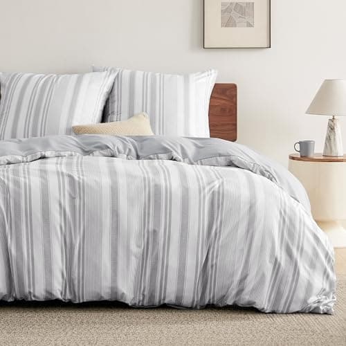 BEDSURE Bettwäsche-Set 135x200 (4-teilig) – Wendebettwäsche OEKO-TEX STANDARD 100 mit Reißverschluss, 2×80x80 Kissenbezü