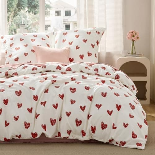 BEDSURE Bettwäsche-Set 135x200 (4-teilig) – Wendebettwäsche OEKO-TEX STANDARD 100 mit Reißverschluss, 2×80x80 Kissenbezü