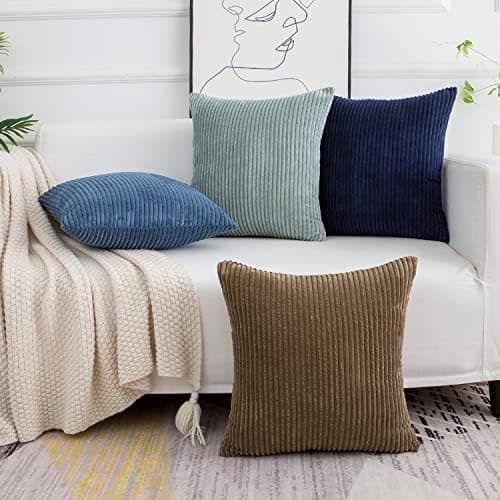 Softalker Kissenbezug 40x40 cm – 2er Set flauschig rosa, Dekokissenbezug für Sofa, Wohnzimmer & Schlafzimmer