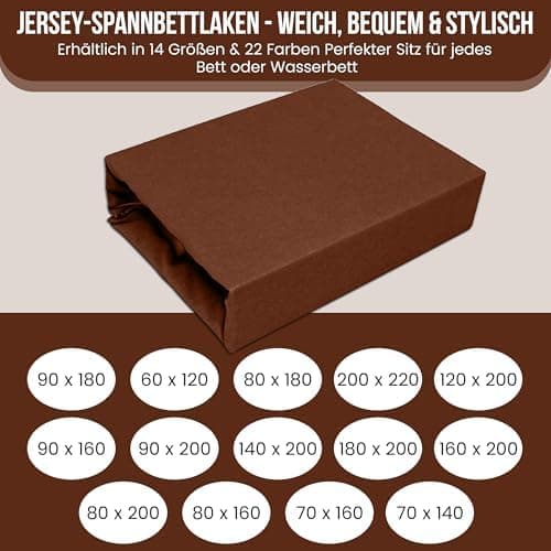 Spannbettlaken 100% Baumwolle-Jersey für Kinder