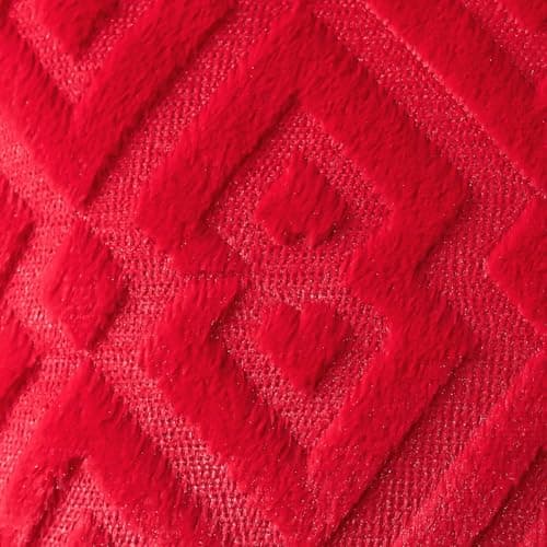 Artscope 2er-Set Kissenbezüge (40x40 cm) – weicher Kurzplüsch Wollsamt, Schneeflocke Creme Beige