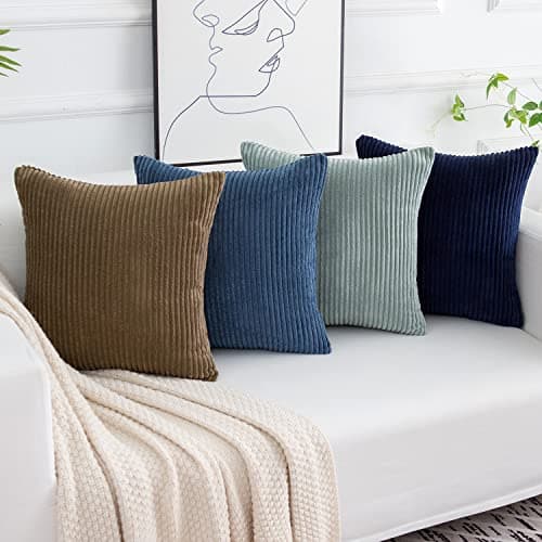 Softalker Kissenbezug 40x40 cm – 2er Set flauschig rosa, Dekokissenbezug für Sofa, Wohnzimmer & Schlafzimmer