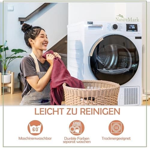 NatureMark Mikrofaser-Spannbettlaken 90x200–100x200 cm, türkis