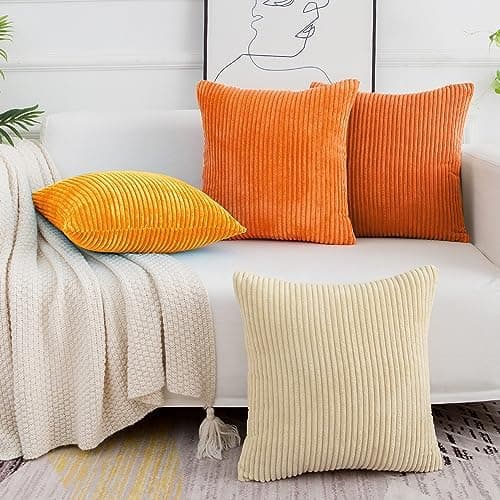 Softalker Kissenbezug 40x40 cm – 2er Set flauschig rosa, Dekokissenbezug für Sofa, Wohnzimmer & Schlafzimmer