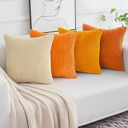 Softalker Kissenbezug 40x40 cm – 2er Set flauschig rosa, Dekokissenbezug für Sofa, Wohnzimmer & Schlafzimmer