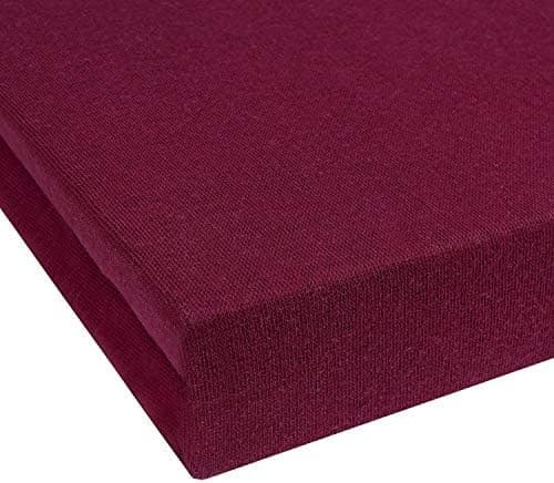 NatureMark Spannbettlaken / Spannbetttuch 100% Baumwolle, anthrazit – 90 x 200 bis 100 x 200 cm