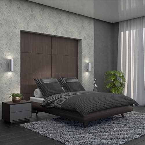 LARAWELL Bettwäsche-Set 135x200 Baumwolle