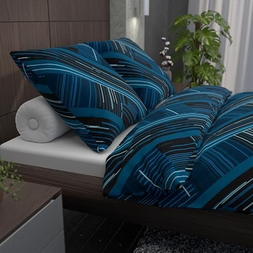 LARAWELL Bettwäsche-Set 135x200 Baumwolle