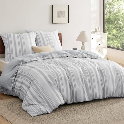 BEDSURE Bettwäsche-Set 135x200 (4-teilig) – Wendebettwäsche OEKO-TEX STANDARD 100 mit Reißverschluss, 2×80x80 Kissenbezü