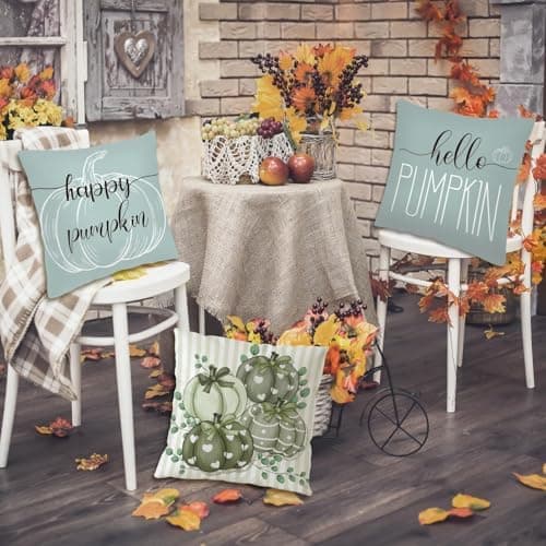 Aitsite 4er-Pack Weihnachts-Kissenbezüge 45 x 45 cm – Winterliche Dekoration für Sofa & Wohnzimmer