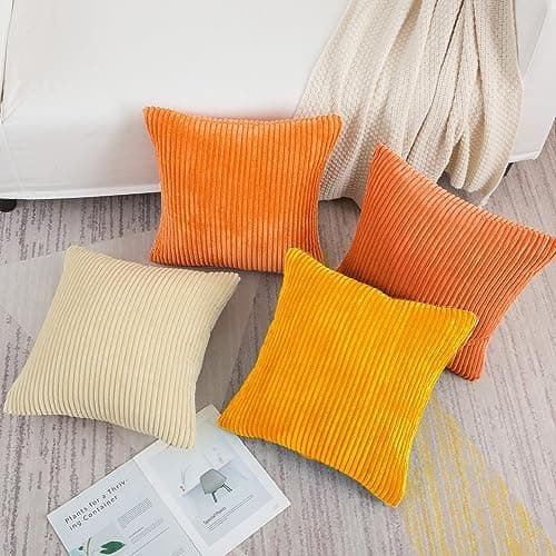 Softalker Kissenbezug 40x40 cm – 2er Set flauschig rosa, Dekokissenbezug für Sofa, Wohnzimmer & Schlafzimmer