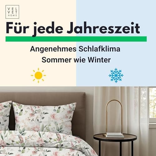 Bettwäsche 155x220 Baumwolle Jeans Blau – 2-teilig mit Reißverschluss, Bettbezug 155x220 + Kissenbezug 80x80