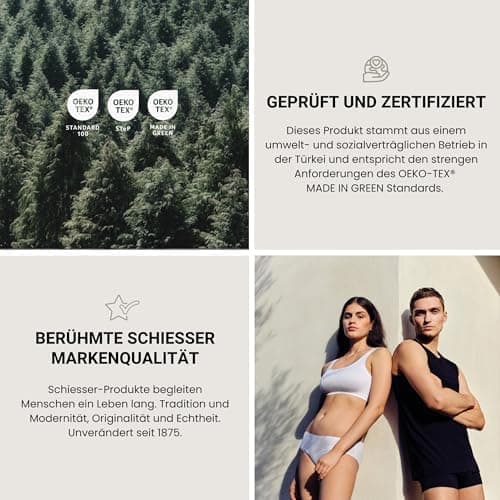 Schiesser Spannbettlaken Jessi – 100% gekämmte Baumwolle aus nachhaltiger Produktion | 180–190×200 cm, Matratzenhöhe bis