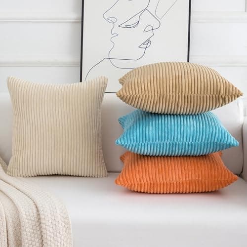 Softalker Kissenbezug 40x40 cm – 2er Set flauschig rosa, Dekokissenbezug für Sofa, Wohnzimmer & Schlafzimmer