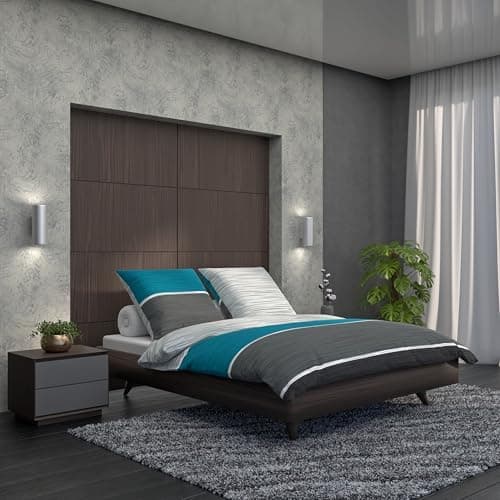 LARAWELL Bettwäsche-Set 135x200 Baumwolle