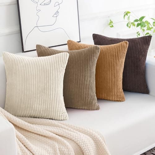 Softalker Kissenbezug 40x40 cm – 2er Set flauschig rosa, Dekokissenbezug für Sofa, Wohnzimmer & Schlafzimmer