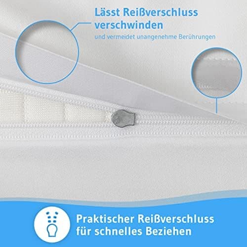 Bettwäsche 135x200 – 100% Renforce Baumwolle (OEKO-TEX STANDARD 100) | Set: Bettbezug 135x200 + Kissenbezug 80x80