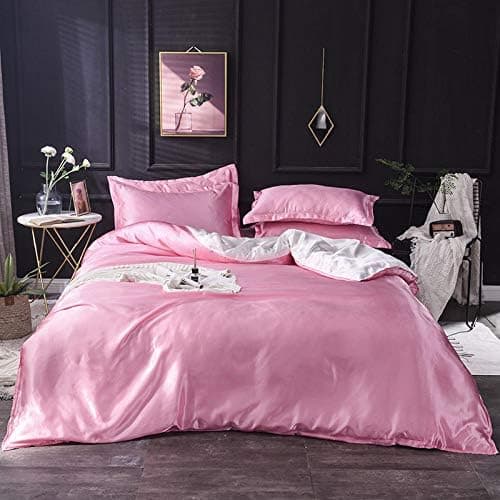 Bettwäsche-Set aus reiner Seide – Blau, Queen- & King-Size