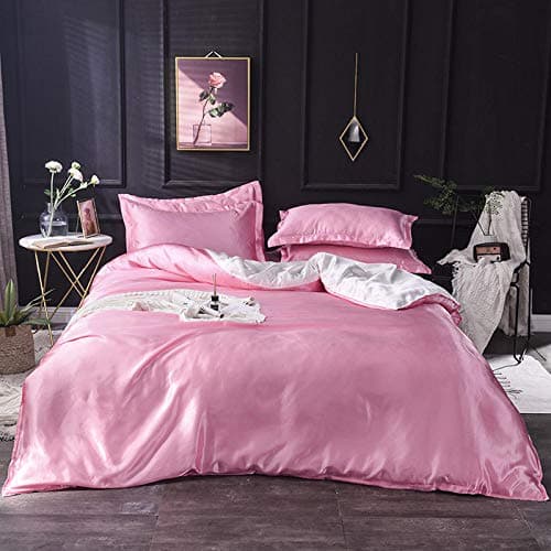 Bettwäsche-Set aus reiner Seide – Blau, Queen- & King-Size