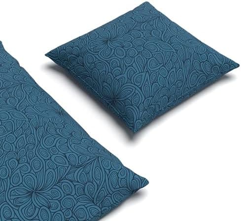 LARAWELL Bettwäsche-Set 135x200 Baumwolle