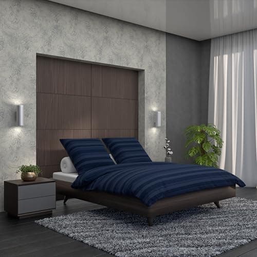 LARAWELL Bettwäsche-Set 135x200 Baumwolle