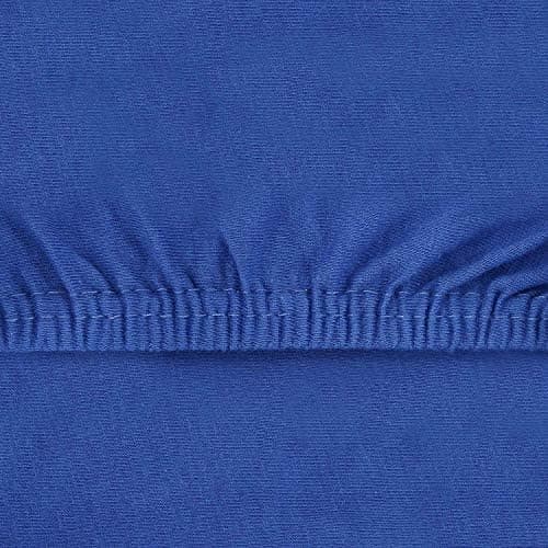 NatureMark Spannbettlaken / Spannbetttuch 100% Baumwolle, anthrazit – 90 x 200 bis 100 x 200 cm