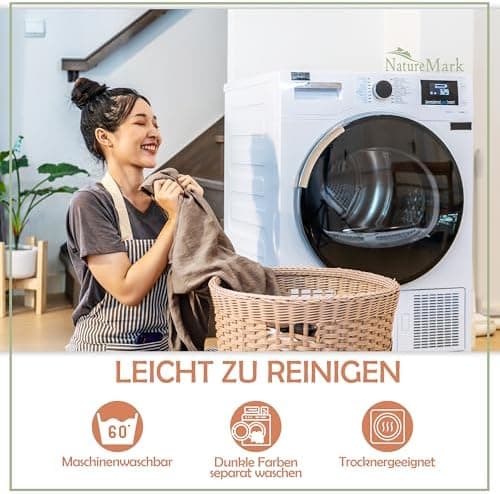 NatureMark Mikrofaser-Spannbettlaken 90x200–100x200 cm, türkis