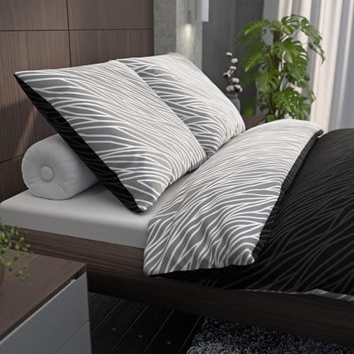 LARAWELL Bettwäsche-Set 135x200 Baumwolle