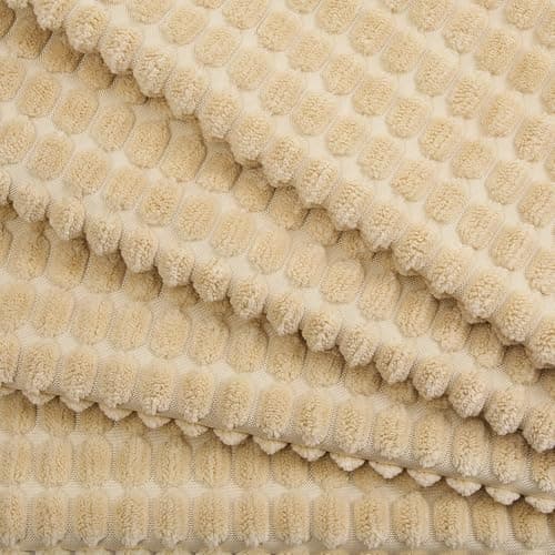 Topfinel Kissenbezüge 40x40 cm 4er-Set Rosa – Cord-Optik, flauschig, GRS‑zertifiziert