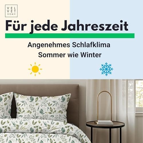 Bettwäsche 155x220 Baumwolle Jeans Blau – 2-teilig mit Reißverschluss, Bettbezug 155x220 + Kissenbezug 80x80