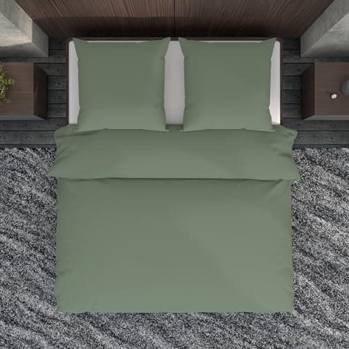 LARAWELL Bettwäsche-Set 135x200 Baumwolle