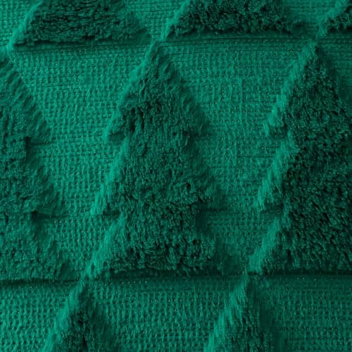 Artscope 2er-Set Kissenbezüge (40x40 cm) – weicher Kurzplüsch Wollsamt, Schneeflocke Creme Beige