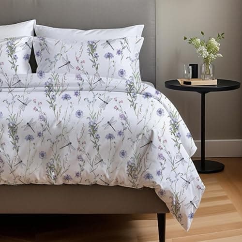 Bettwäsche 155x220 Baumwolle Jeans Blau – 2-teilig mit Reißverschluss, Bettbezug 155x220 + Kissenbezug 80x80