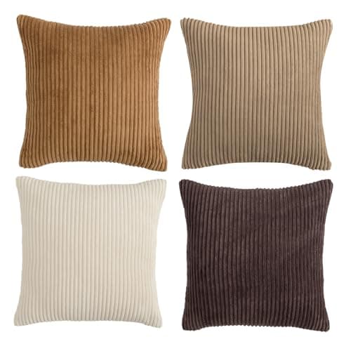 Softalker Kissenbezug 40x40 cm – 2er Set flauschig rosa, Dekokissenbezug für Sofa, Wohnzimmer & Schlafzimmer